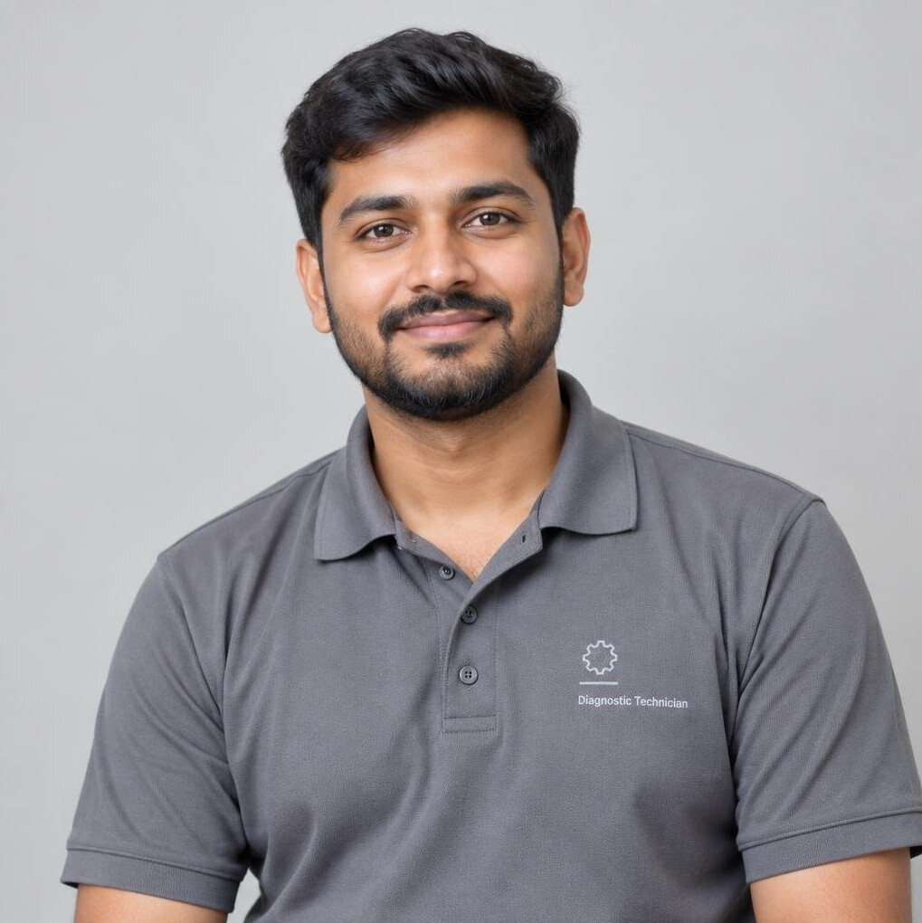 Portrait of a young man with a beard